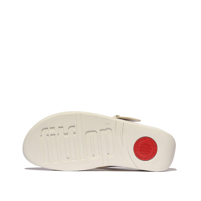 FitFlop Lulu resin-buckle leather toe-post sandals JE9 large