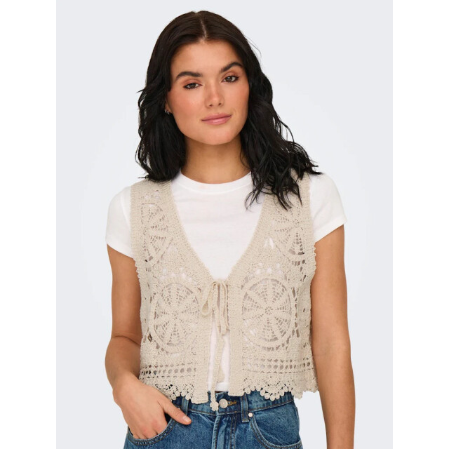 Jacqueline de Yong Vic s/l v-neck tie vest 15347425 large