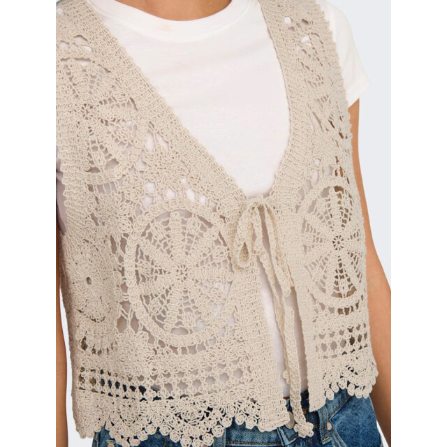 Jacqueline de Yong Vic s/l v-neck tie vest 15347425 large