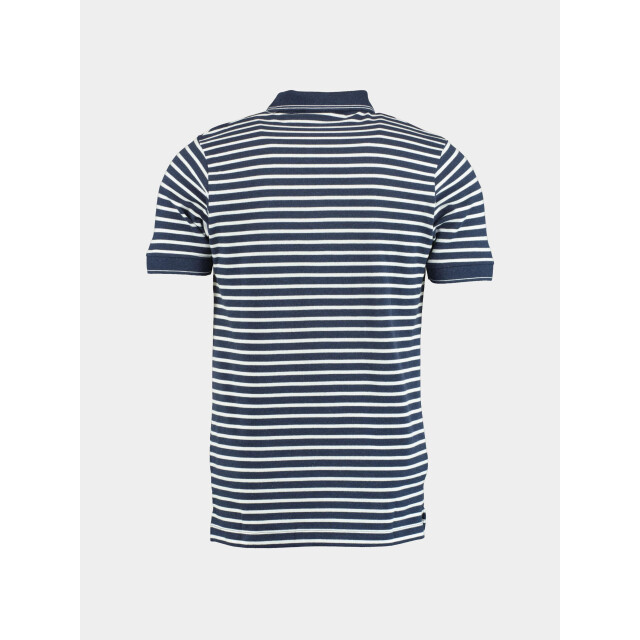 Scotland Blue Polo korte mouw liam stripe polo pique 25108li17sb/290 navy 186935 large