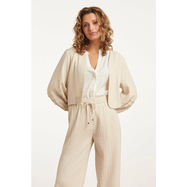 Smashed Lemon 25189 katoenen bolero jas | 25189-010-XXL large