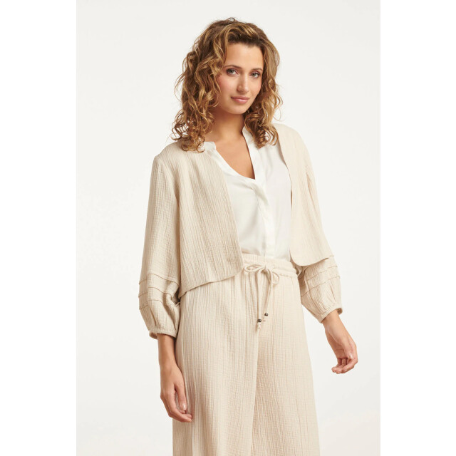 Smashed Lemon 25189 katoenen bolero jas | 25189-010-XXL large
