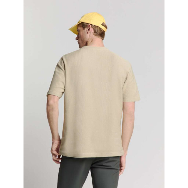 No Excess T-shirt crewneck solid relief jacqu sand 28320433-015 large
