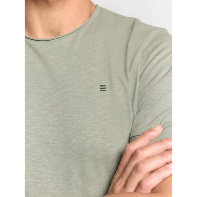 No Excess T-shirt crewneck slub smoke 28360402SN-049 large