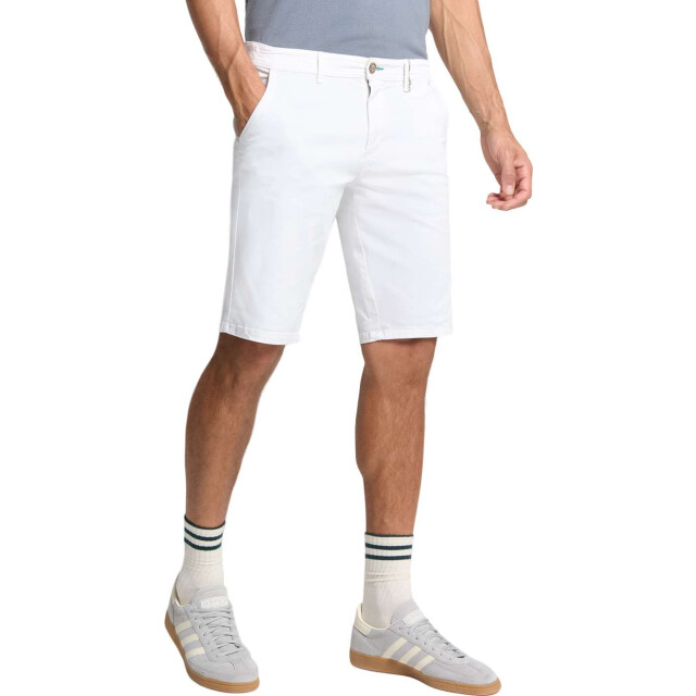No Excess Short chino garment dyed twill stre white 288190406-010 large