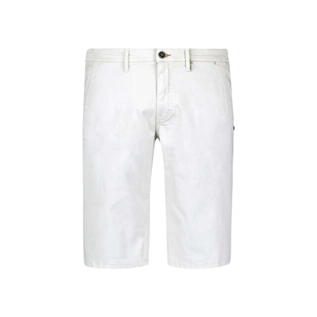 No Excess Short chino garment dyed twill stre white 288190406-010 large