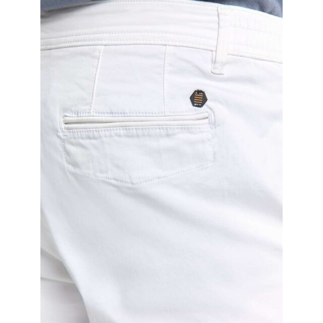 No Excess Short chino garment dyed twill stre white 288190406-010 large