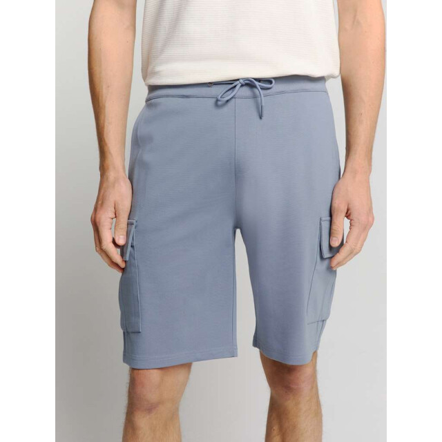 No Excess Short cargo jersey washed blue 288190414-137 large