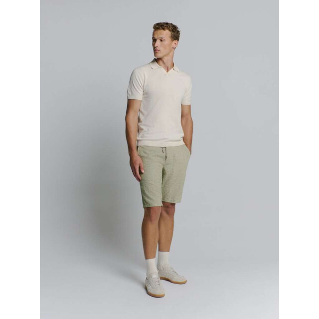 No Excess Short with linen melange dark moss 278190311-186 large