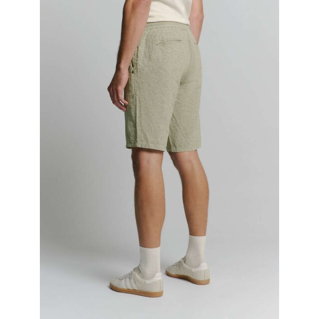 No Excess Short with linen melange dark moss 278190311-186 large