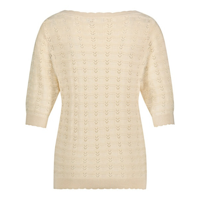 Red Button Top srb4494 sweet butter SRB4494 Sweet pointelle - Butter large