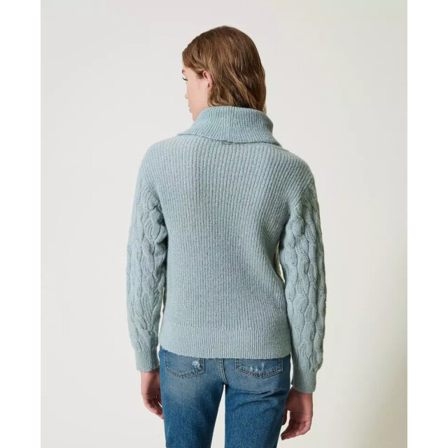 Twin-set Knitted sweater: maxi maglia 242LI3WCC large