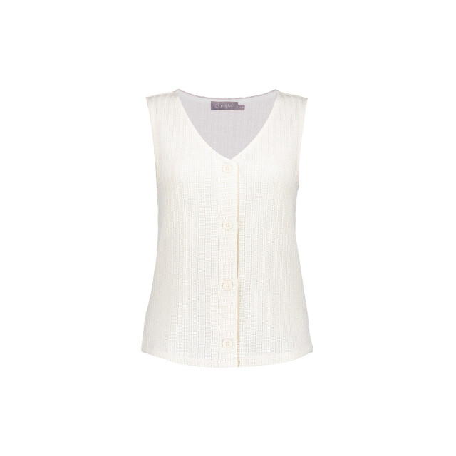 Geisha 54350-41 singlet knit h buttons 54350-41 Singlet knit with buttons large