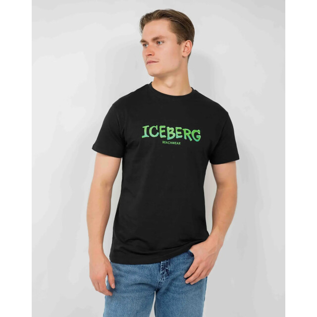 Iceberg Beachwear vertical logo tee 157202848 large