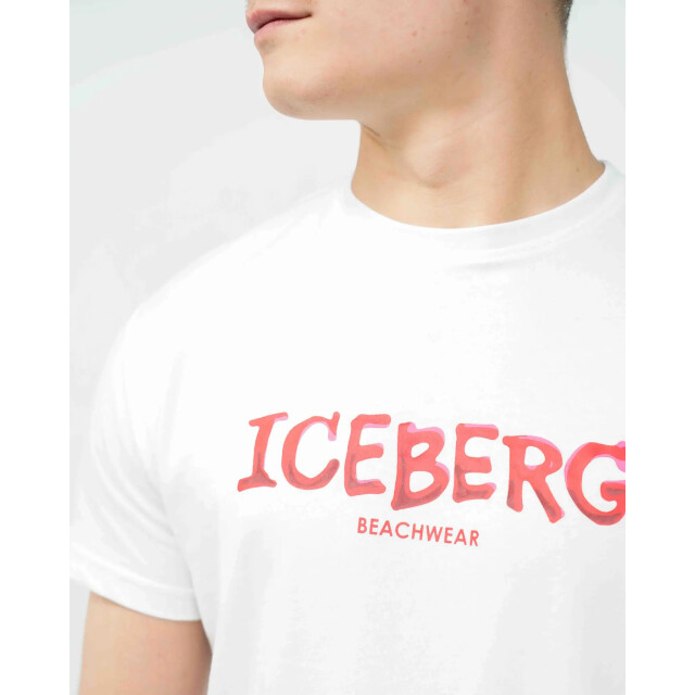 Iceberg Beachwear vertical logo tee 157202854 large