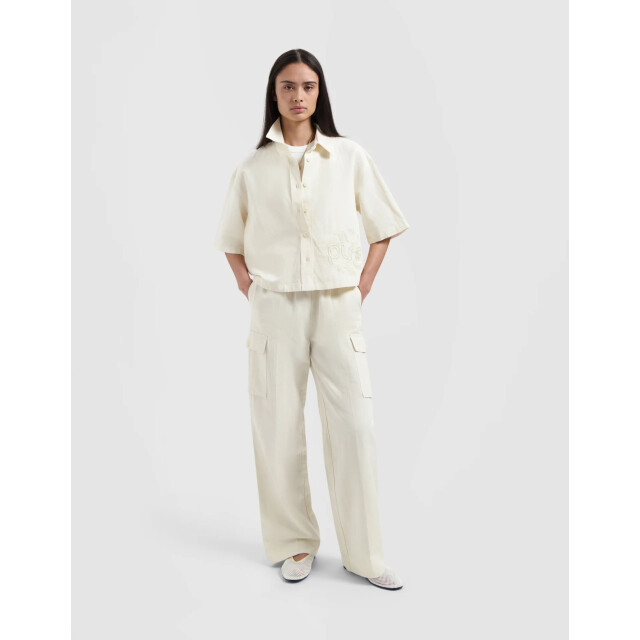 Olaf Hussein Cotton linen cargo pants cargo w210401 W210401 large