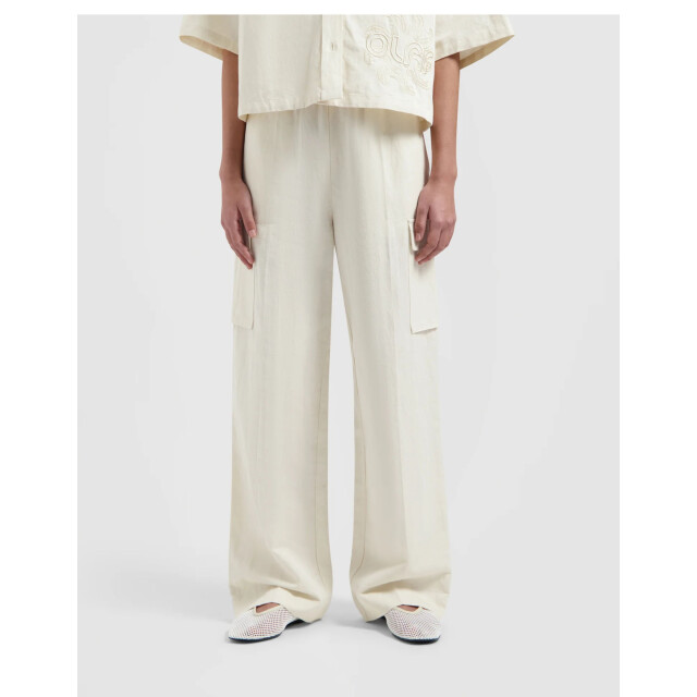 Olaf Hussein Cotton linen cargo pants cargo w210401 W210401 large