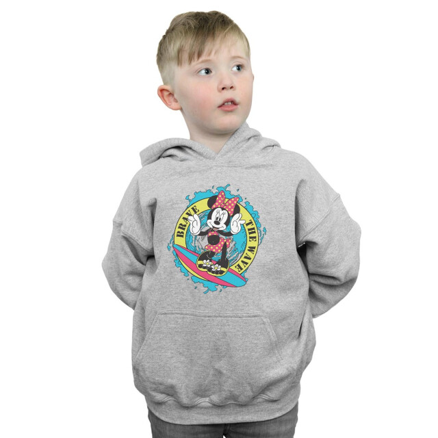 Li-cense Disney jongens minnie mouse brave the wave hoodie UTBI9961_sportsgrey large