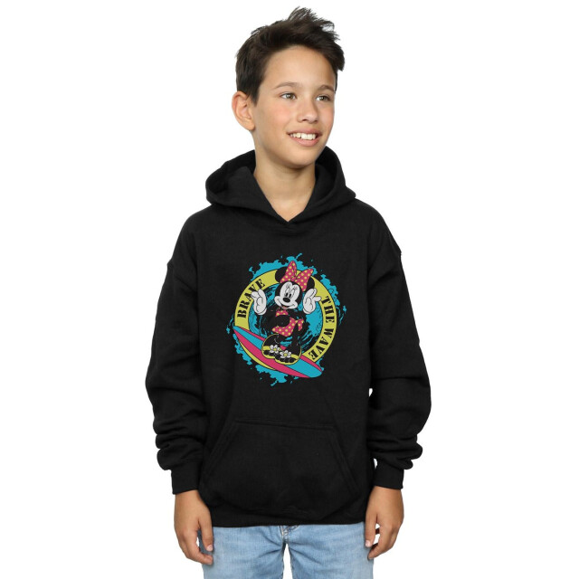 Li-cense Disney jongens minnie mouse brave the wave hoodie UTBI9961_black large