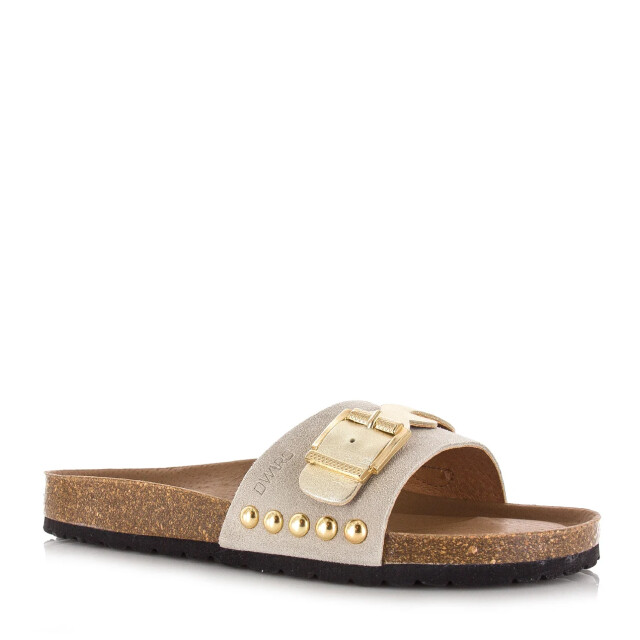 DWRS Label Dwrs java leren slippers leren slippers dames S2849-01 8618 large