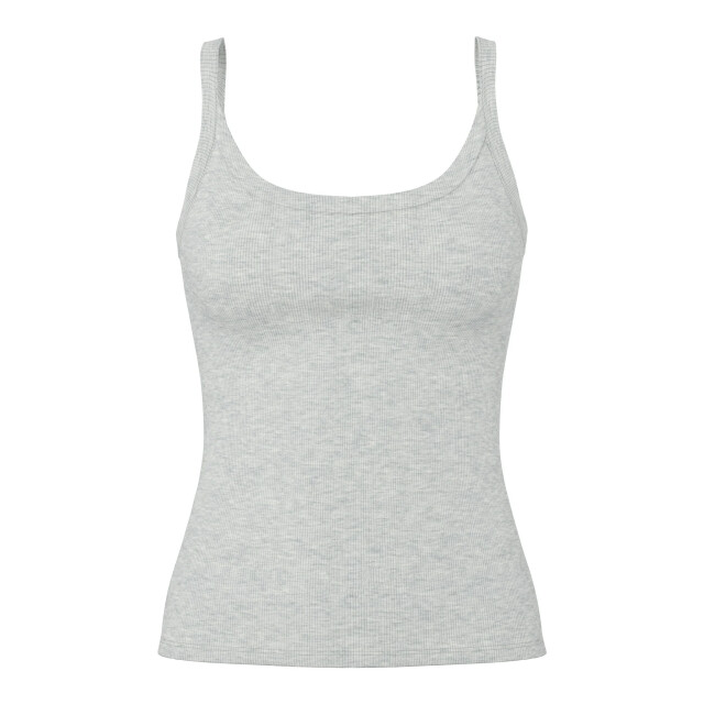 Pieces Dames hemd pcmay top met bandjes effen 17154482-Grijs large