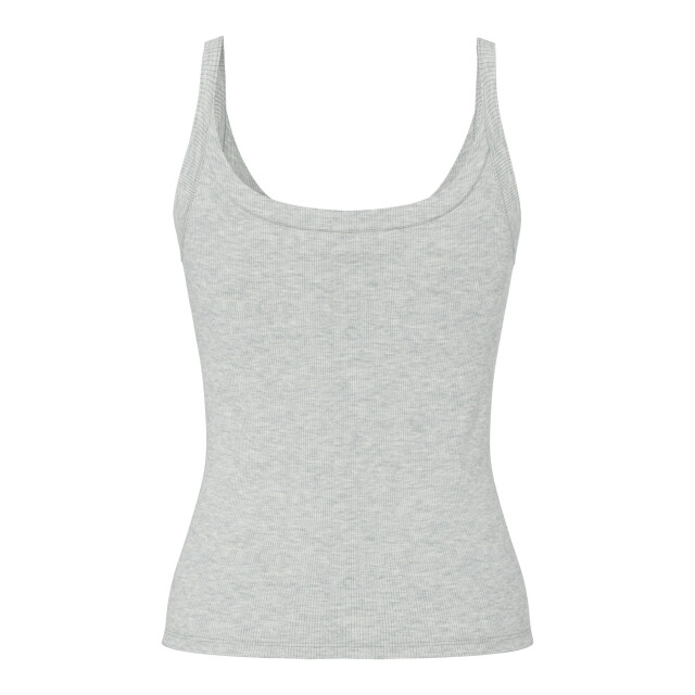 Pieces Dames hemd pcmay top met bandjes effen 17154482-Grijs large