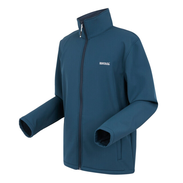 Regatta Heren cera v wind resistant soft shell jas UTRG6259_moonlightdenim large