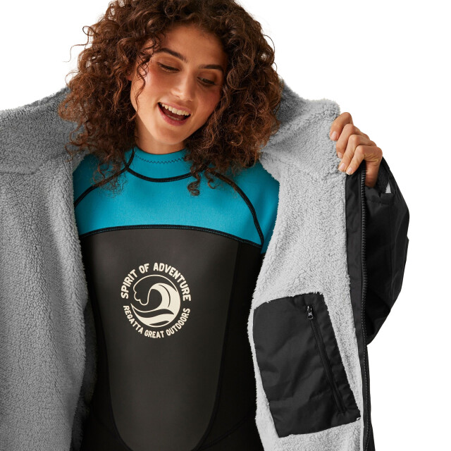 Regatta Waterdichte fleece gevoerde luierjas voor volwassenen UTRG9120_black large