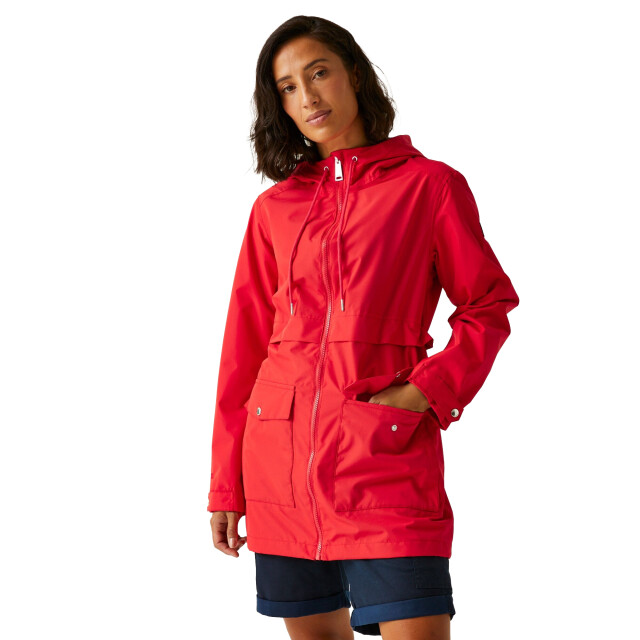 Regatta Dames navaeh linear waterdichte jas UTRG11488_highriskred large