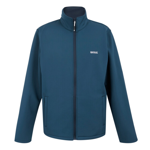 Regatta Heren cera v wind resistant soft shell jas UTRG6259_moonlightdenim large