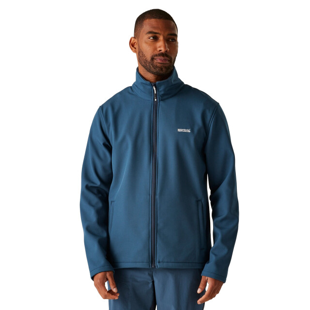 Regatta Heren cera v wind resistant soft shell jas UTRG6259_moonlightdenim large