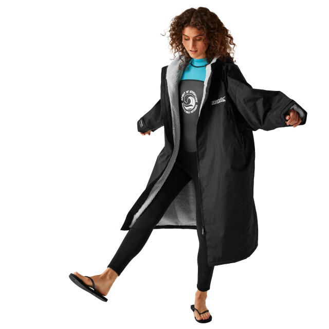 Regatta Waterdichte fleece gevoerde luierjas voor volwassenen UTRG9120_black large