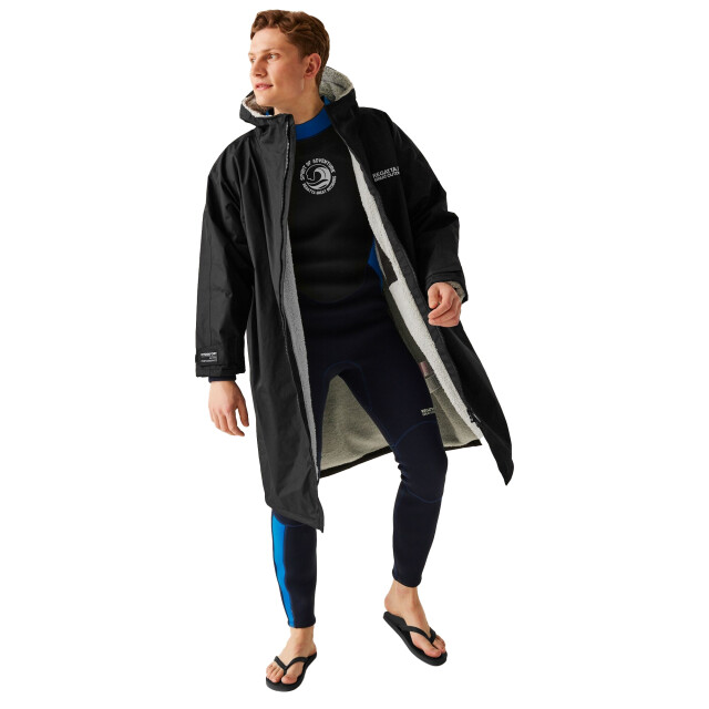 Regatta Waterdichte fleece gevoerde luierjas voor volwassenen UTRG9120_black large