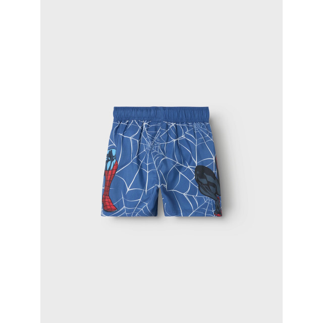 Name It Jongens lange zwemshorts nmmmave spiderman blauw 13239661-Limoges large