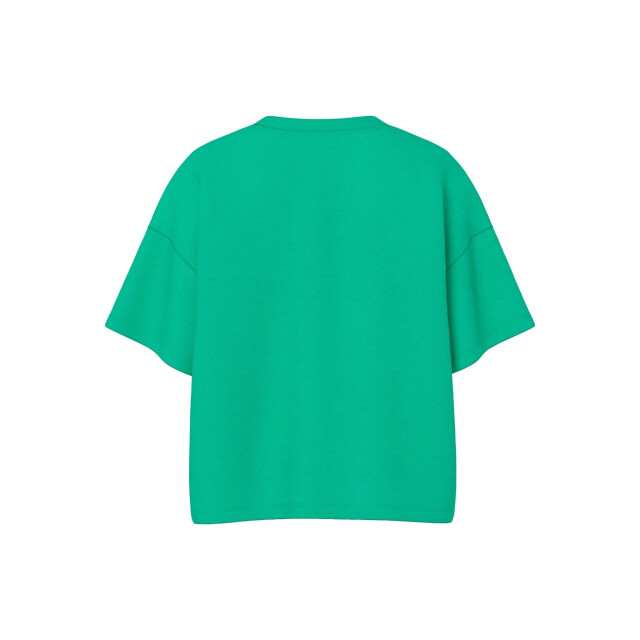 Pieces Dames t-shirt pcchilli sweatshirt ronde hals effen 17118870-Groen large