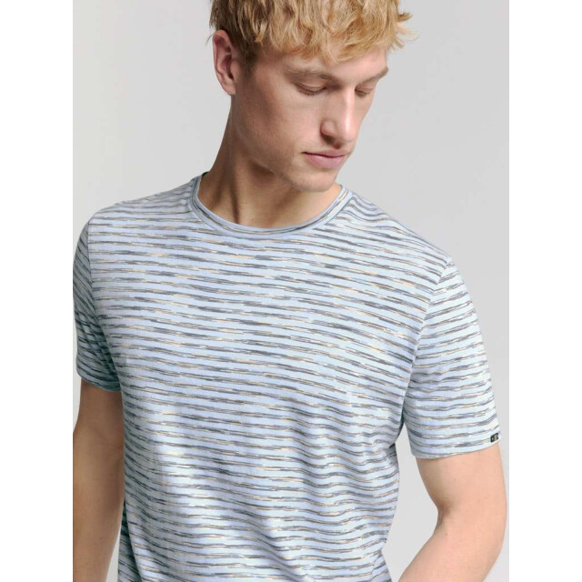 No Excess T-shirt crewneck multi coloured mel sky 28340470-134 large