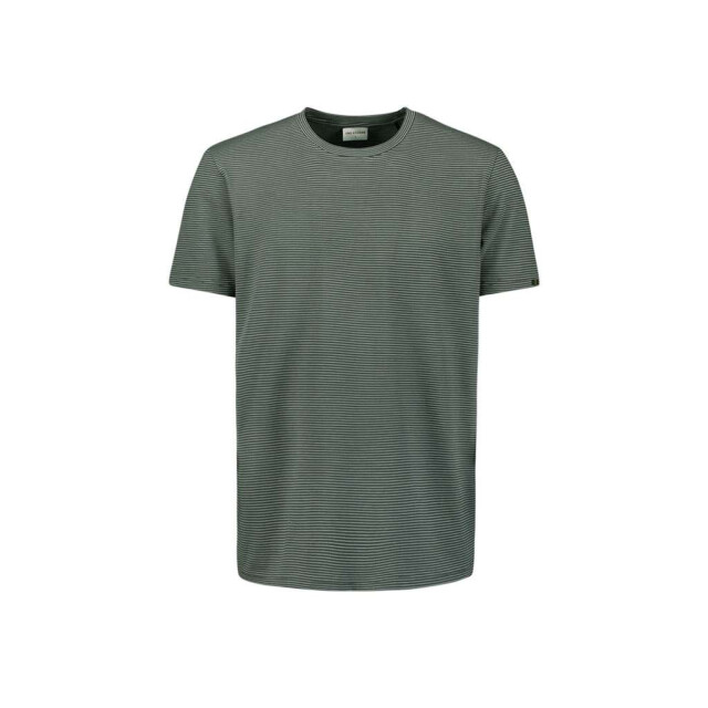 No Excess T-shirt crewneck stripes dark steel 28340471-124 large