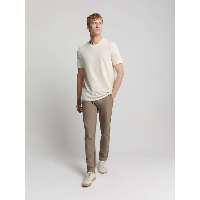 No Excess T-shirt crewneck solid relief knit offwhite 28350405-011 large