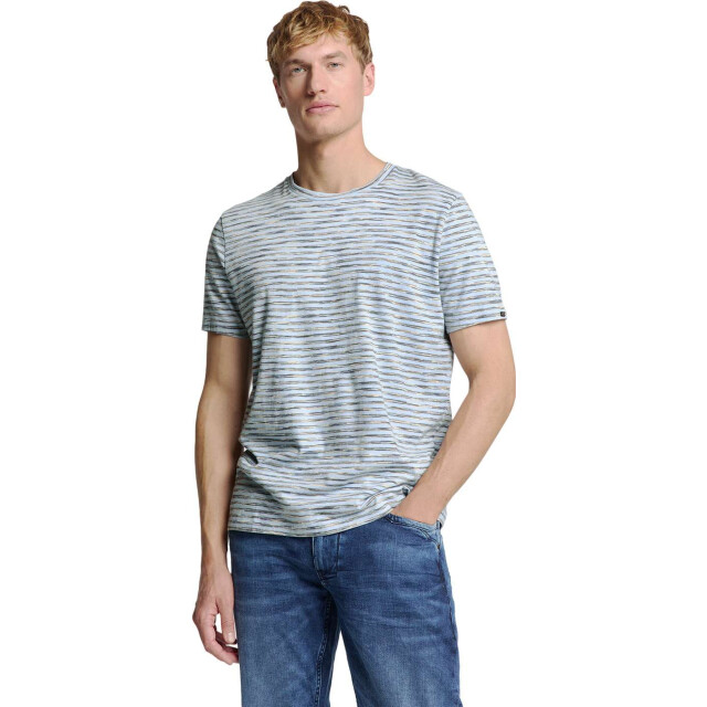 No Excess T-shirt crewneck multi coloured mel sky 28340470-134 large