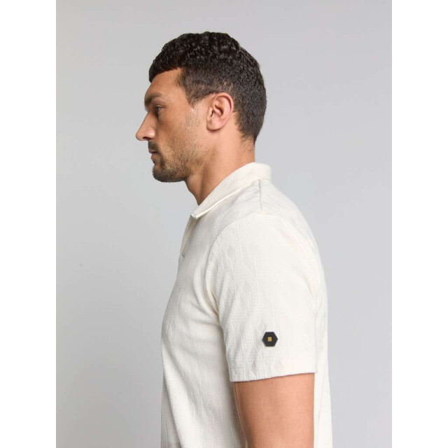 No Excess Polo v solid terry jacquard offwhite 28380453-011 large