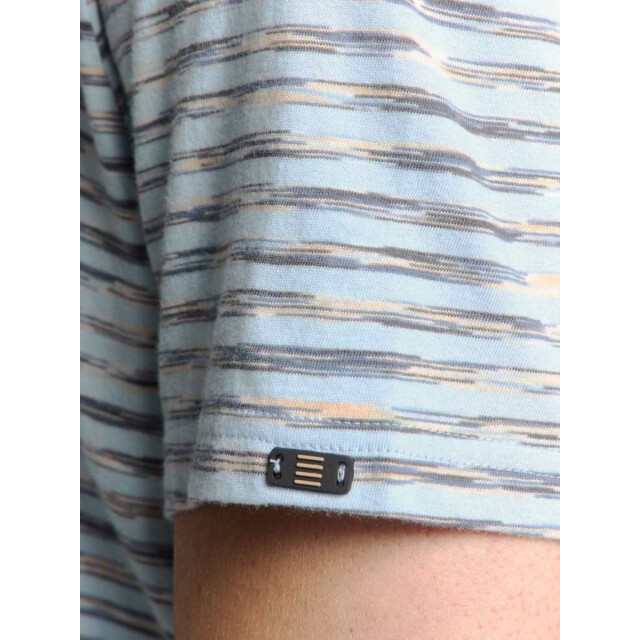 No Excess T-shirt crewneck multi coloured mel sky 28340470-134 large