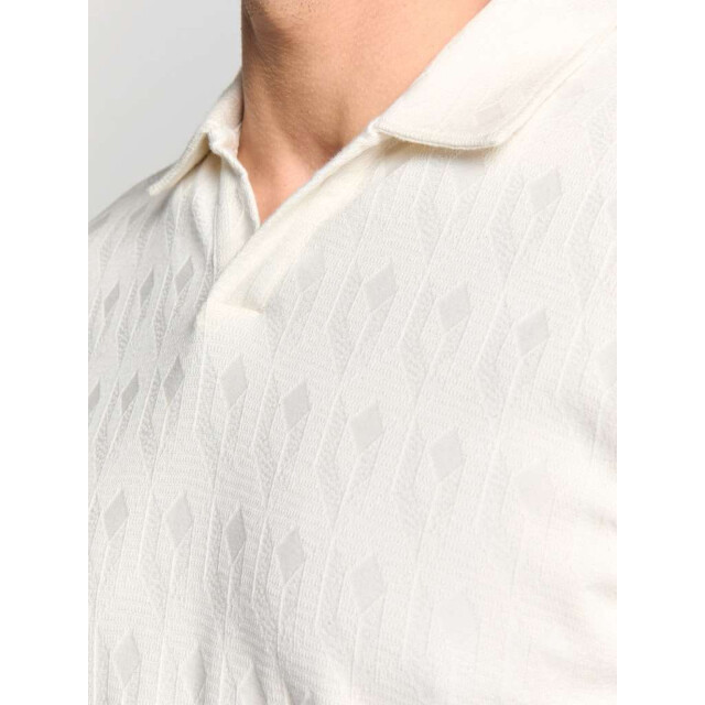 No Excess Polo v solid terry jacquard offwhite 28380453-011 large