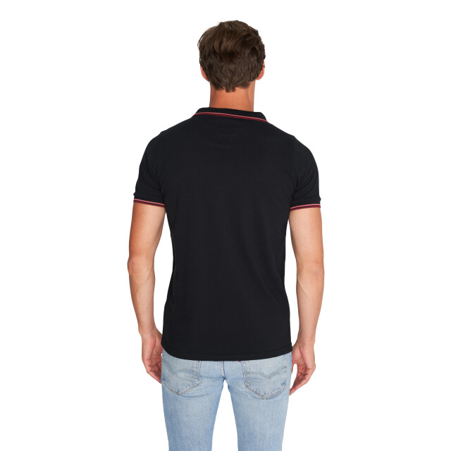 Mario Russo Tipped polo edward MR-EDWARD-BLK-3XL large