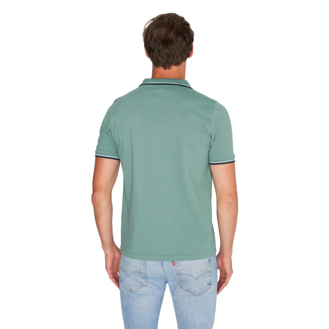 Mario Russo Tipped polo edward MR-EDWARD-GRN-4XL large