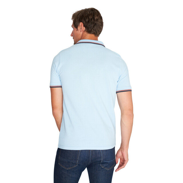 Mario Russo Tipped polo edward MR-EDWARD-SKY-M large