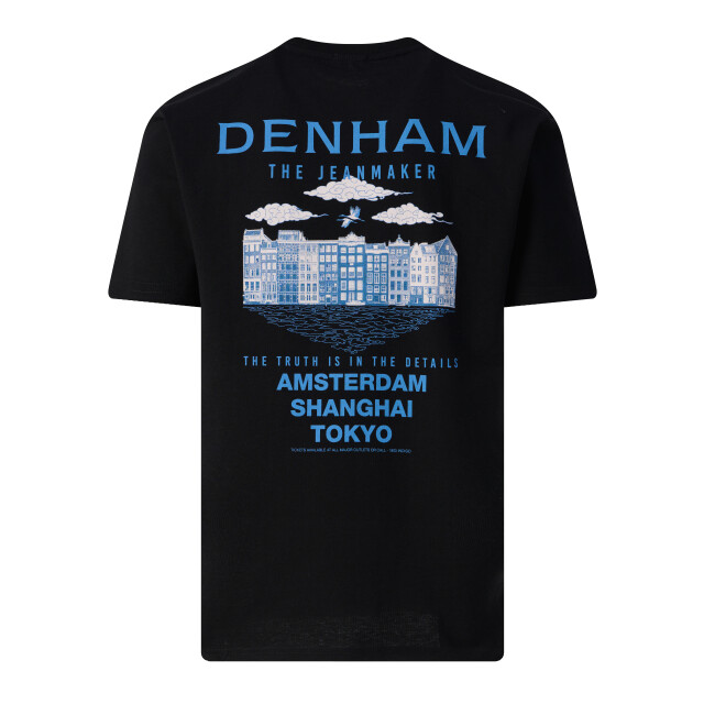 Denham Amsterdam skyline t-shirt ss 102619-001-XXL large