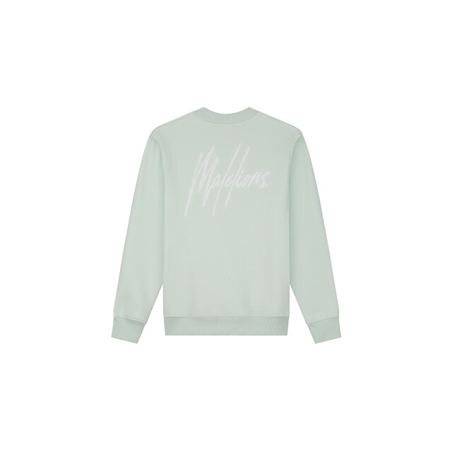 Malelions Striped signature sweater 130.41.0022 large