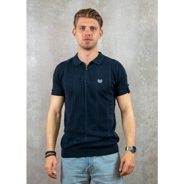 Quotrell Cruz knitted polo 135.30.0036 large