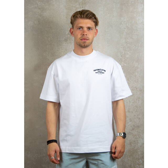 Croyez Homme Oversized fraternite t-shirt 100.00.1116 large