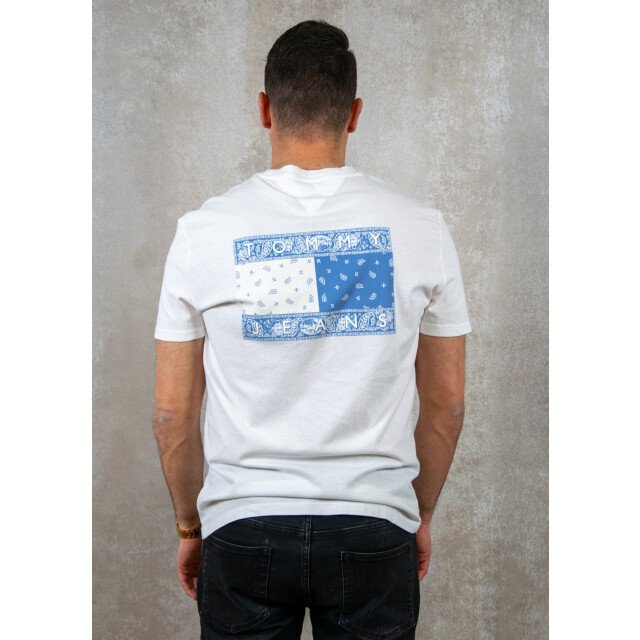 Tommy Hilfiger Reg paisley flag tee 100.01.0102 large